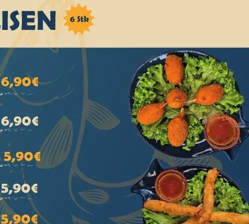 Teigtaschen Shrimps