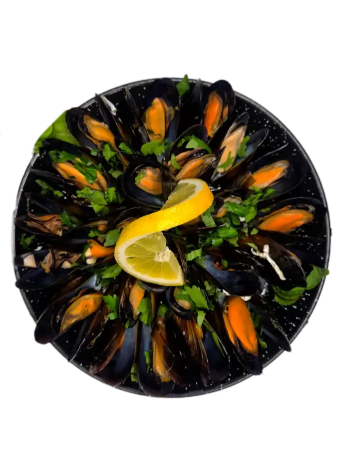 Miesmuscheln Pfanne