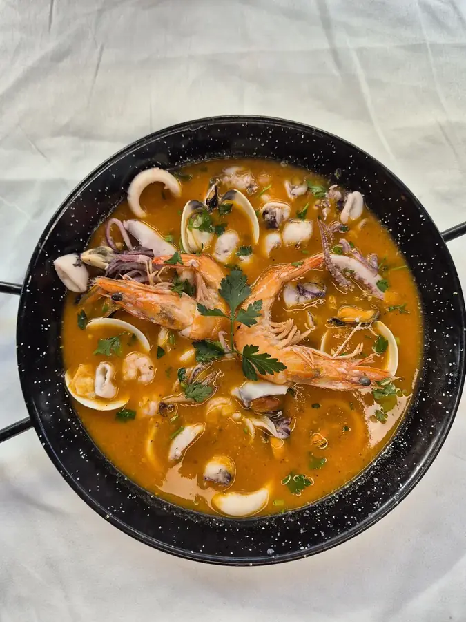 Meeresfrüchte Pfanne