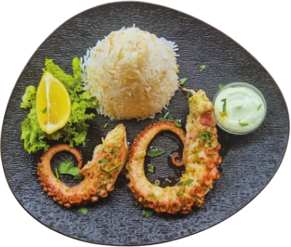 Gegrillter Oktopus