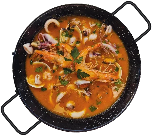 Meeresfrüchte Pfanne