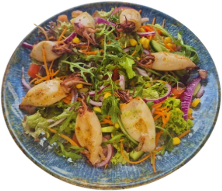 Babycalamaris Salat